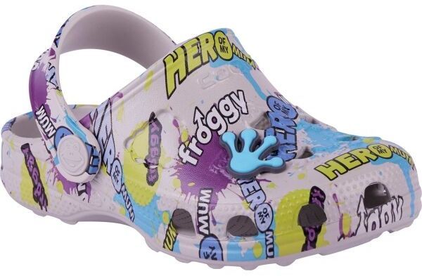 Coqui LITTLE FROG - HERO Detské sandále, šedá, veľkosť