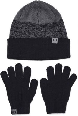 Under Armour BEANIE&GLOVES COMBO Chlapčenský set čiapky a rukavíc, čierna, veľkosť