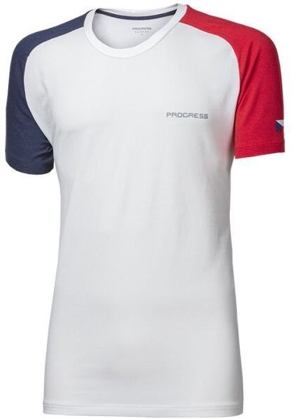 PROGRESS REPUBLIC Pánske bambusové tričko, biela, veľkosť