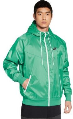 Nike HERITAGE ESSENTIALS WINDRUNNER Pánska bunda, zelená, veľkosť