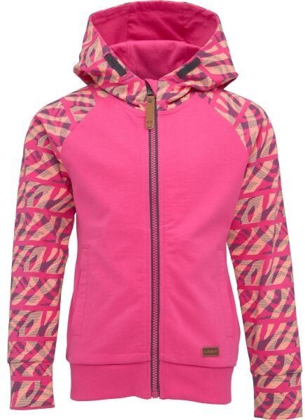 LOAP DOFRA Dievčenská mikina, ružová, veľkosť 122-128