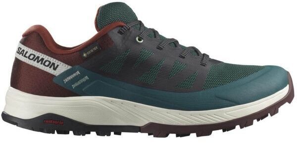 Salomon OUTRISE GTX Pánska turistická obuv, tmavo zelená, veľkosť 44