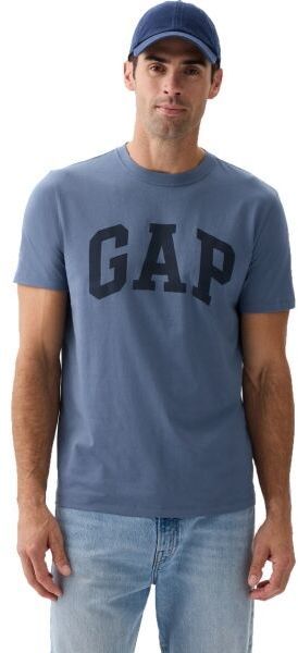 GAP BASIC LOGO Pánske tričko, modrá, veľkosť