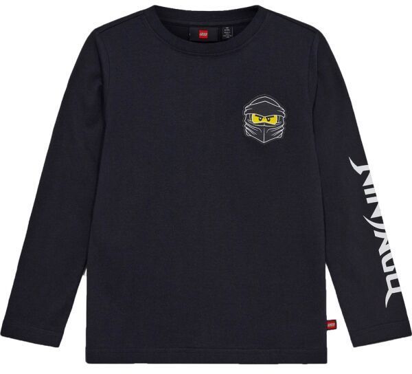 LEGO® kidswear LWTANO 114 Chlapčenské  tričko s dlhým rukávom, čierna, veľkosť