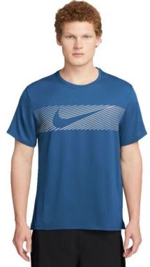 Nike MILER FLASH Pánske bežecké tričko, modrá, veľkosť