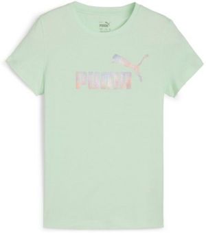 Puma ESSENTIALS + SUMMER DAZE TEE G Dievčenské tričko, svetlo zelená, veľkosť