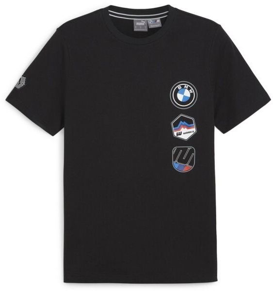 Puma BMW M MOTORSPORT GARAGE CREWGRAPHIC TEE Pánske tričko, čierna, veľkosť