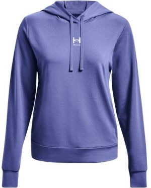 Under Armour RIVAL TERRY HOODIE Dámska mikina, fialová, veľkosť