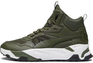 Puma TRINITY MID HYBRID Pánska voľnočasová obuv, khaki, veľkosť 40