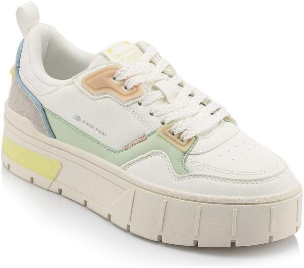 ALPINE PRO CLAUDIA Dámska vychádzková obuv, biela, veľkosť