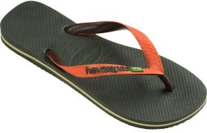 HAVAIANAS BRASIL MIX Pánske žabky, khaki, veľkosť 44/45