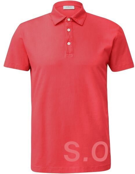 s.Oliver RL POLO SHIRT Pánske polo tričko, červená, veľkosť