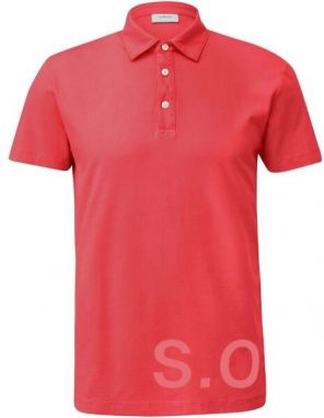 s.Oliver RL POLO SHIRT Pánske polo tričko, červená, veľkosť
