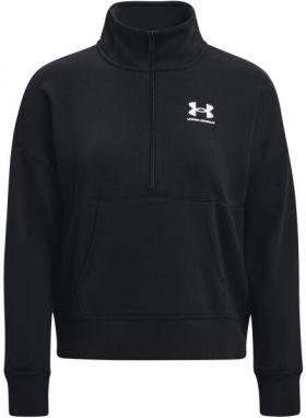 Under Armour RIVAL FLEECE HZ Dámska flísová mikina, čierna, veľkosť M