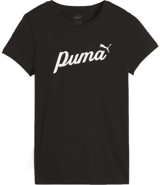Puma ESSENTIALS + BLOSSOM SCRIP TEE Dámske tričko, čierna, veľkosť