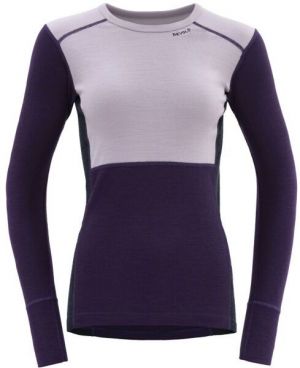 Devold LAUPAREN MERINO 190 W Dámske tričko, fialová, veľkosť