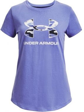 Under Armour LIVE SPORTSTYLE GRAPHIC SS Dievčenské tričko, fialová, veľkosť