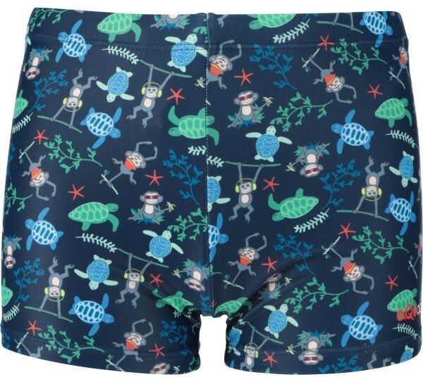 AQUOS FAJER Chlapčenské plavky, tmavo modrá, veľkosť 164-170