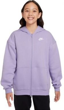 Nike SPORTSWEAR Dievčenská mikina, fialová, veľkosť