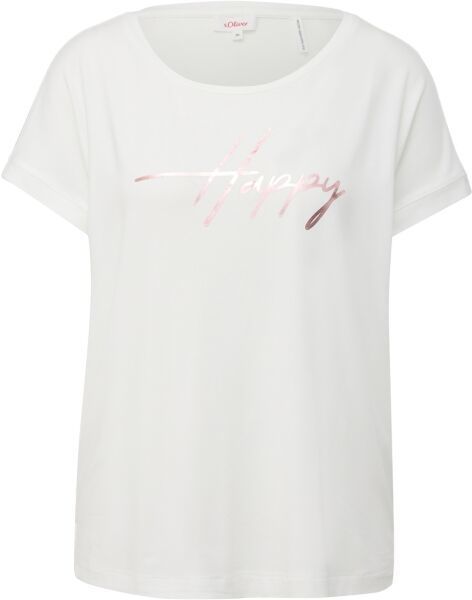 s.Oliver RL T-SHIRT Dámske tričko, biela, veľkosť