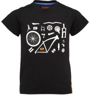 LOAP BOOLER Chlapčenské tričko, čierna, veľkosť 158-164