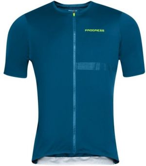 PROGRESS TRAFFIC Pánsky cyklistický dres, tmavo modrá, veľkosť