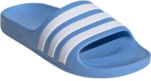 adidas ADILETTE AQUA K Detské šľapky, modrá, veľkosť
