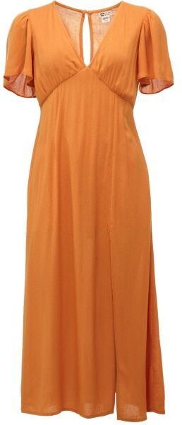 Billabong JET SET Dámske midi šaty, oranžová, veľkosť
