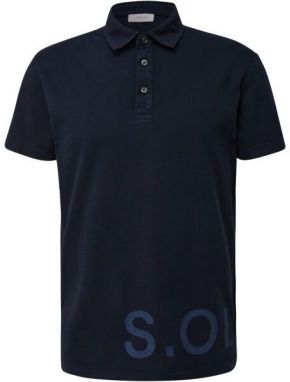 s.Oliver RL POLO SHIRT Pánske polo tričko, tmavo modrá, veľkosť