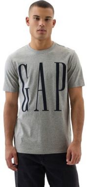 GAP LOGO Pánske tričko, sivá, veľkosť