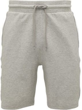 Tommy Hilfiger ESTABLISHED LOGO TAPE LOUNGE Pánske kraťasy, sivá, veľkosť S