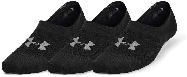 Under Armour BREATHE LITE ULTRA LOW 3P Dámske ponožky, čierna, veľkosť L