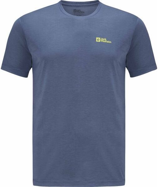 Jack Wolfskin VONNAN S/S T M Pánske tričko, modrá, veľkosť