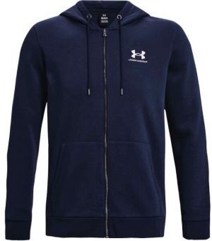 Under Armour ESSENTIAL Pánska mikina, tmavo modrá, veľkosť