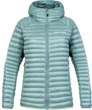 Hannah MANTIS HOODY Dámska páperová bunda, tyrkysová, veľkosť