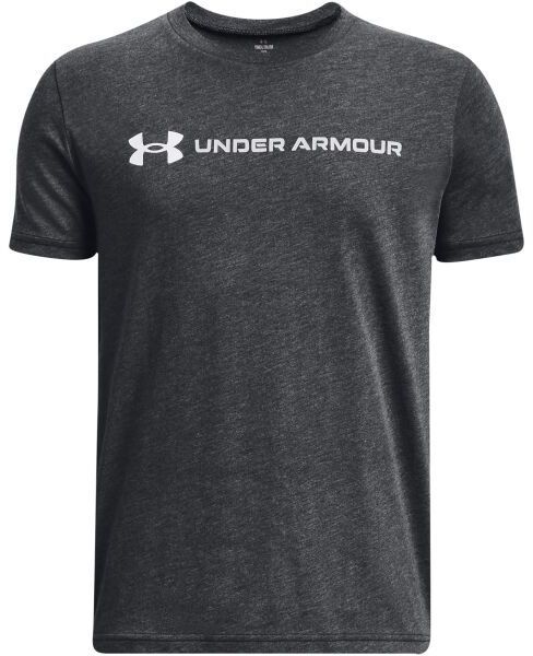 Under Armour WORDMARK Chlapčenské tričko, tmavo sivá, veľkosť XS