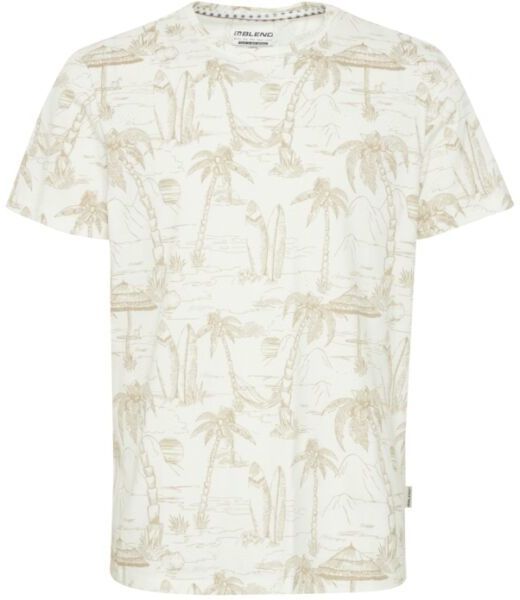 BLEND TEE REGULAR FIT Pánske tričko, béžová, veľkosť