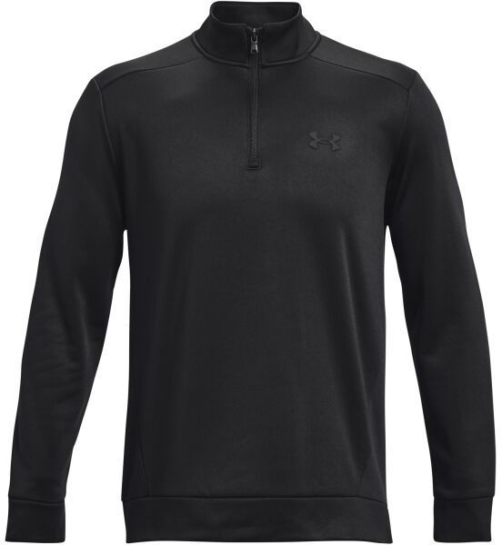 Under Armour ARMOUR FLEECE 1/4 ZIP Pánska flísová mikina, černá, veľkosť S
