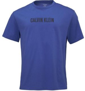 Calvin Klein S/S CREW NECK Pánske tričko, modrá, veľkosť