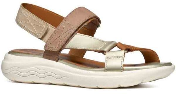 Geox SPHERICA EC5W Dámske sandále, béžová, veľkosť