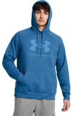 Under Armour RIVAL FLEECE LOGO HD Pánska mikina, tmavo modrá, veľkosť