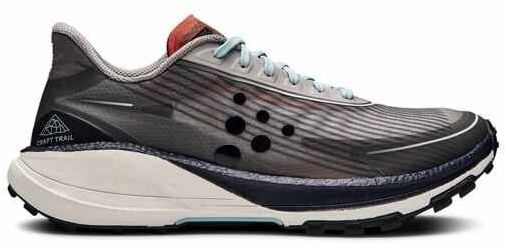 Craft PURE TRAIL Pánska bežecká obuv, sivá, veľkosť 40.5