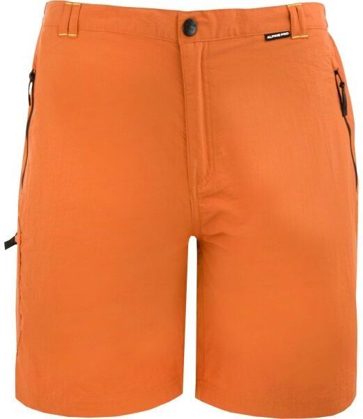 ALPINE PRO DAGER Pánske kraťasy, oranžová, veľkosť