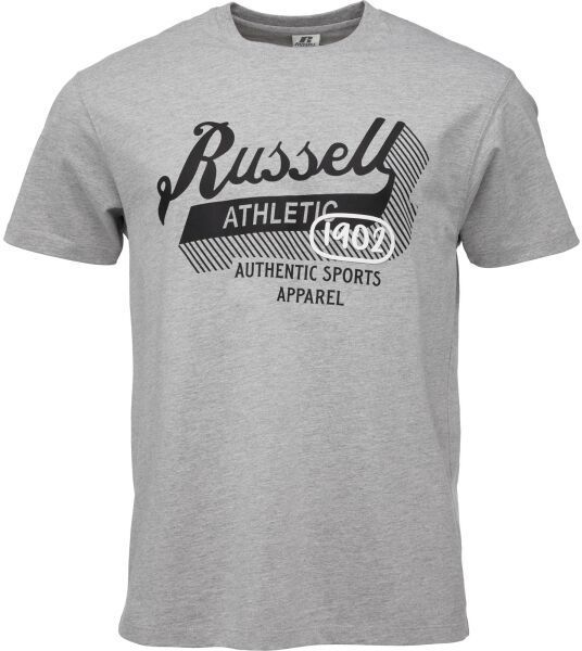 Russell Athletic T-SHIRT M Pánske tričko, sivá, veľkosť