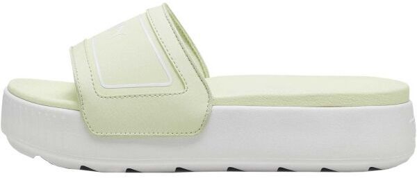 Puma KARMEN SLIDE Dámske šľapky, svetlo zelená, veľkosť 42