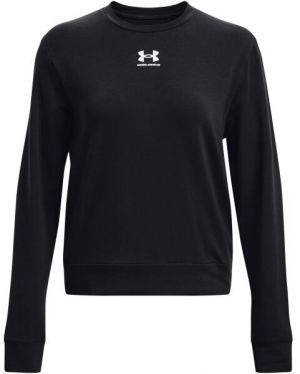 Under Armour RIVAL TERRY CREW Dámska mikina, čierna, veľkosť S