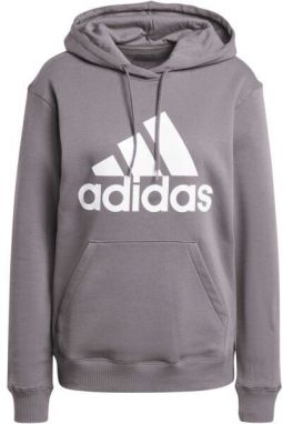 adidas ESSENTIALS BIG LOGO REGULAR FLEECE HOODIE Dámska mikina, sivá, veľkosť
