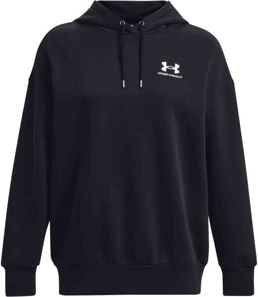 Under Armour ESSENTIAL FLC OS HOODIE Dámska mikina, čierna, veľkosť