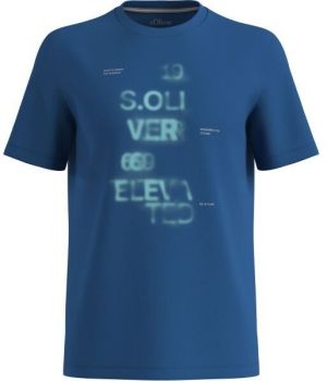 s.Oliver RL T-SHIRT Pánske tričko, tmavo modrá, veľkosť
