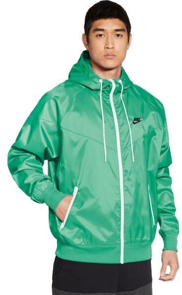 Nike HERITAGE ESSENTIALS WINDRUNNER Pánska bunda, zelená, veľkosť XXL